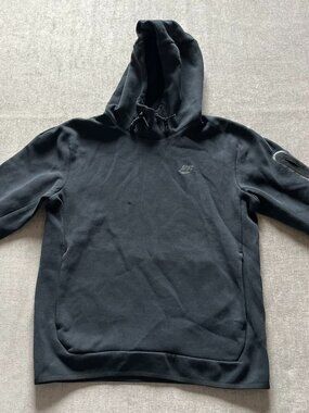 Nike Hoodie Pullover Sweatshirt Men Small Navy Blue Athletic Pocket Gym Training